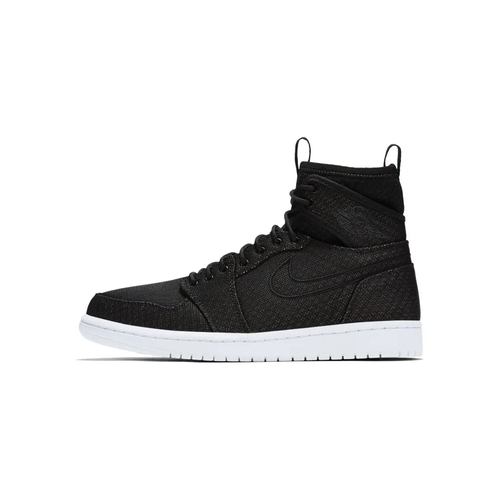 Jordan 1 Retro Ultra High Black White Black/Ghost Green-Blue Lagoon-Infrared 23 (844700-050)