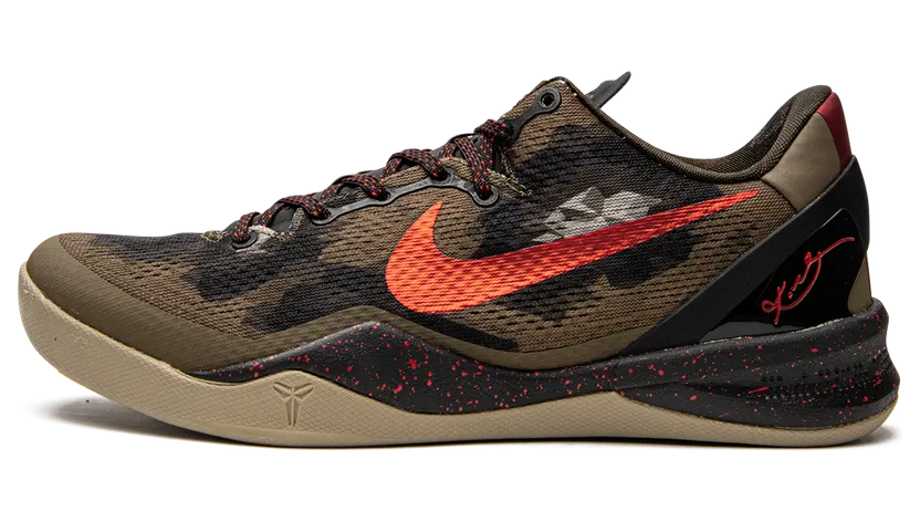 Nike Kobe 8 System ‘Python’ Sqdrn Green/Chllng Rd-Lgn Brwn (555035-300)