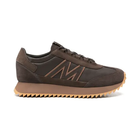 Moncler Pacey2 met logo-reliëf en vlakken “Brown” (L209A4M00130N0547)