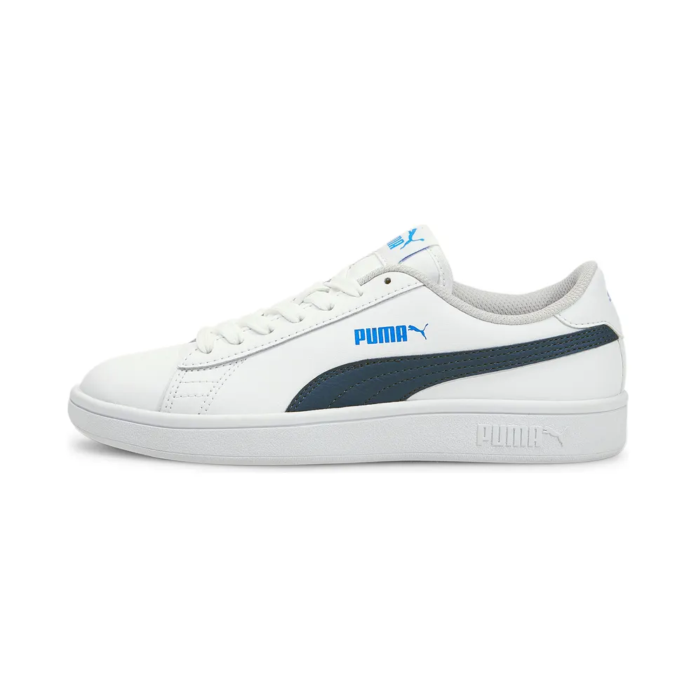 PUMA Smash V2 Youth White/Intense Blue (365170-30)