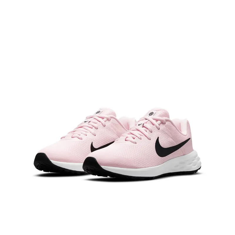 Nike Revolution 6 Older Kids’ Road Running Pink 50% Sustainable Materials (DD1096-608)