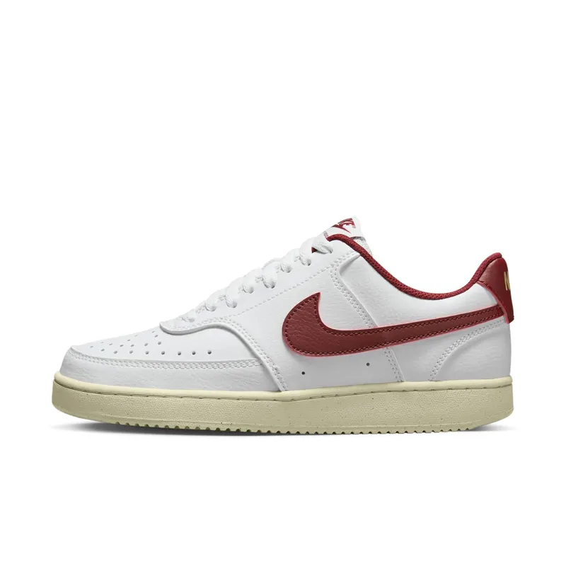 Nike Court Vision Low Next Nature White Team Red Metallic Gold (DH3158-106)