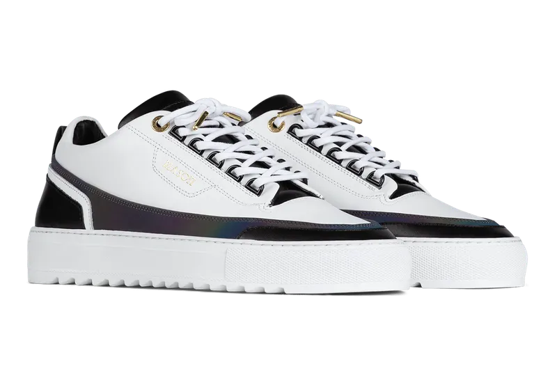 Mason Garments Firenze Leather/Reflective White/Black/Rainbow (FW20-8C)