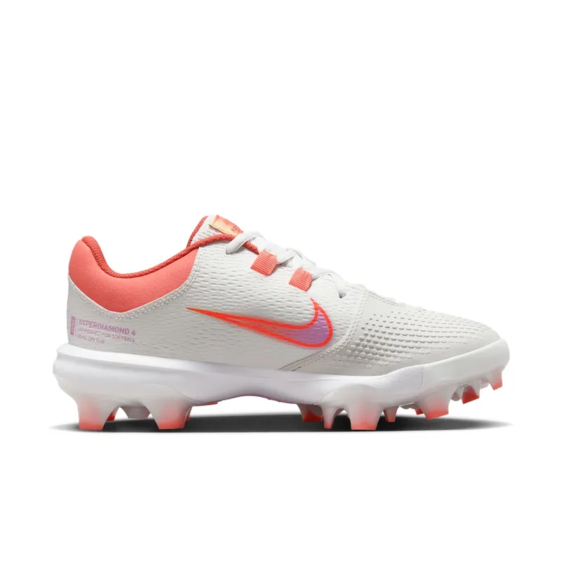 Nike Hyperdiamond 4 Pro MCS Summit White Light Wild Mango Vintage Coral Hyper Crimson (FZ0921-100)