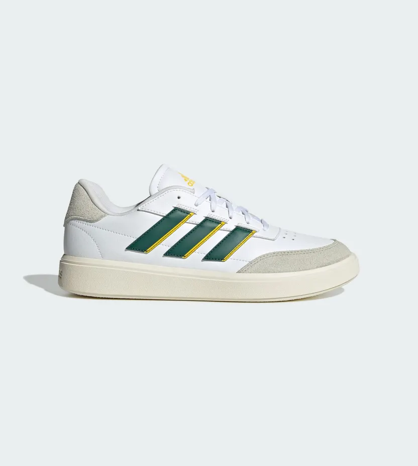 Adidas Courtblock Cloud White / Collegiate Green / Utility Yellow (IG6864)