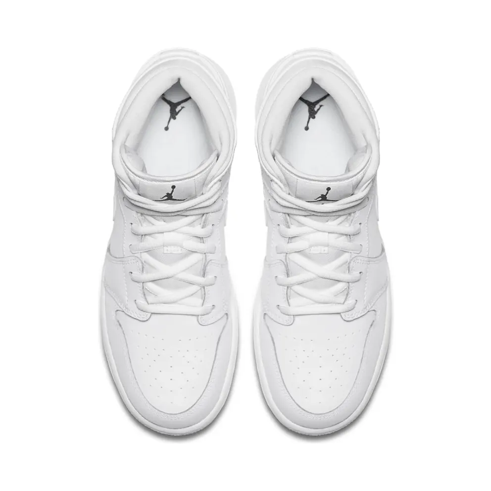 Jordan 1 Retro Mid White (2017) White/Black-White (554724-110)