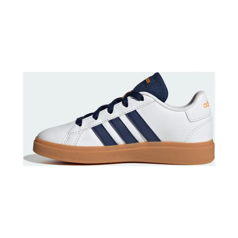 Adidas Grand Court Lifestyle Tennis Lace-Up Cloud White / Dark Blue / Gum (JI0969)