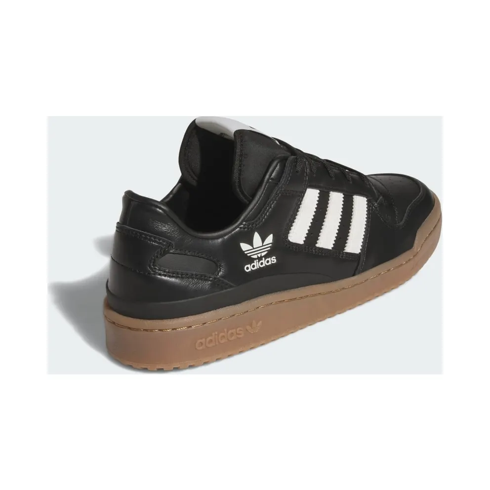 Adidas Forum Low Core Black / Cloud White / Gum M2 (JQ0208)