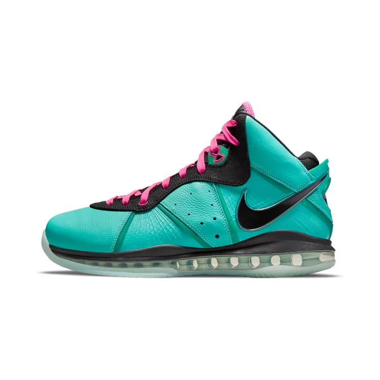 Nike LeBron 8 South Beach (2021) – “Retro / Pink Flash / Filament Green / Black” (CZ0328-400)