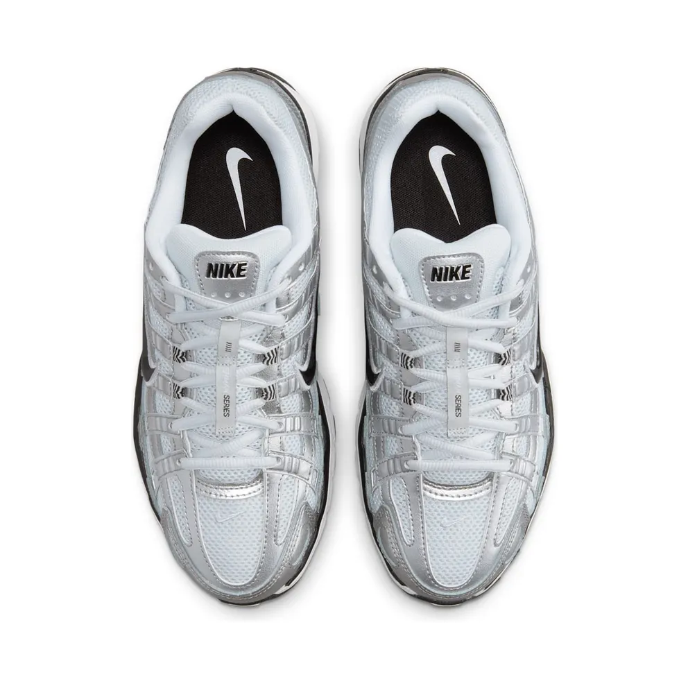 Nike P-6000 (white / black / metallic silver) – FD9876-101