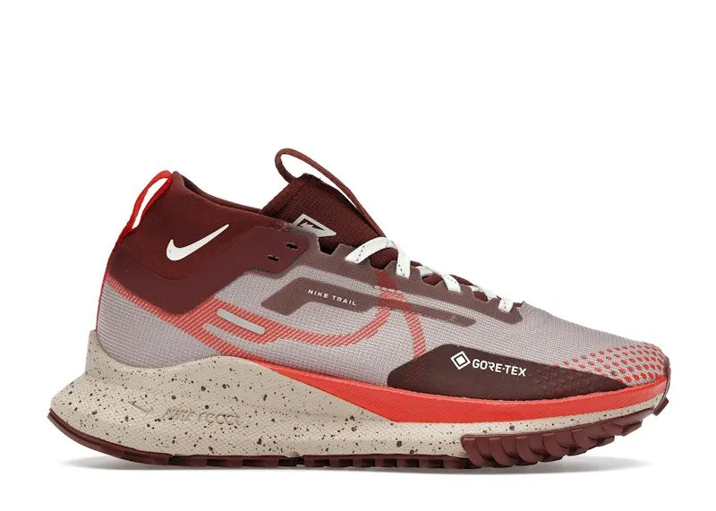 Nike React Pegasus Trail 4 Gore-Tex Diffused Taupe Dark Pony Sail Picante Red (DJ7929-200)
