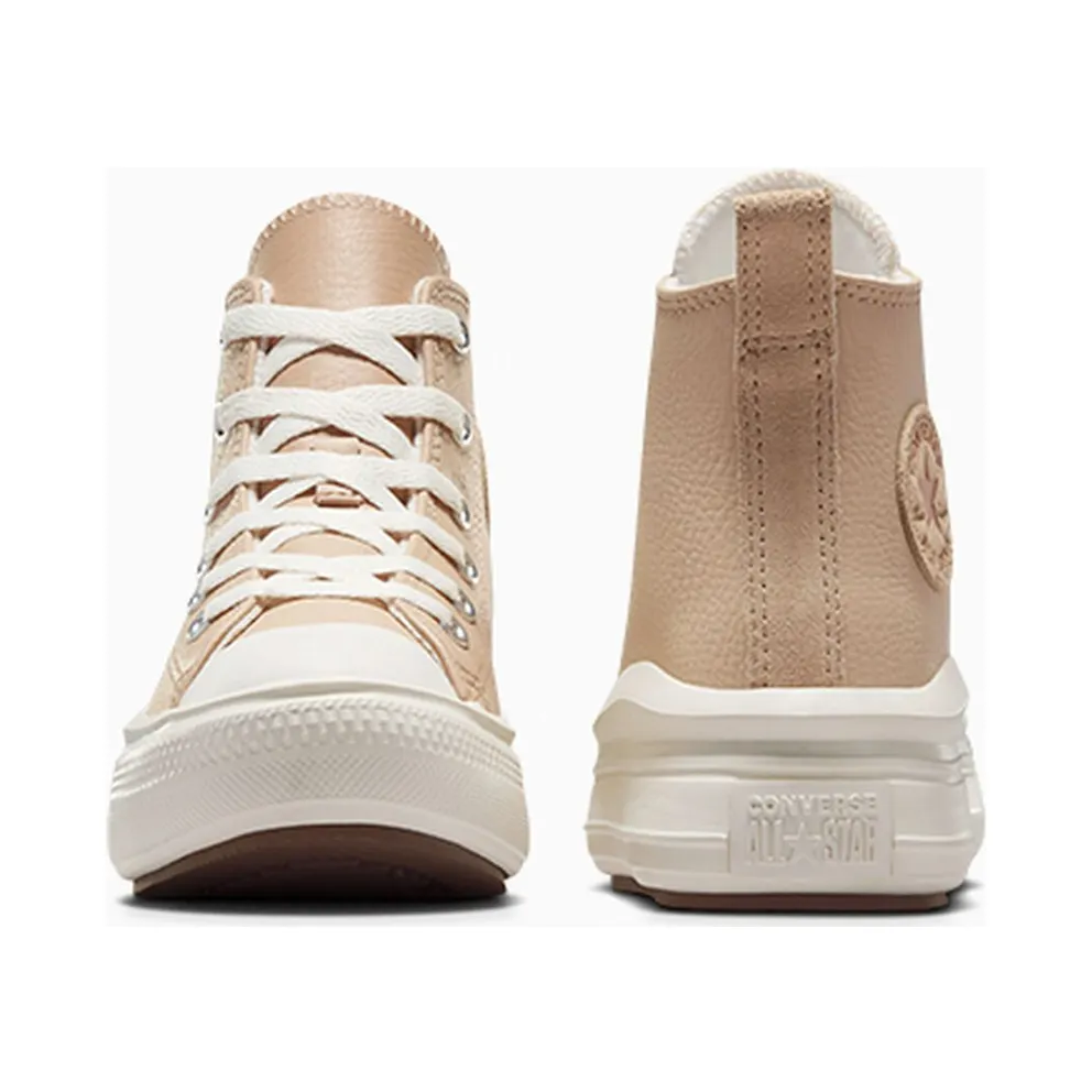 Converse Chuck Taylor All Star Move Leather Warm Quarry/Egret/Warm Quarry (A09262C)