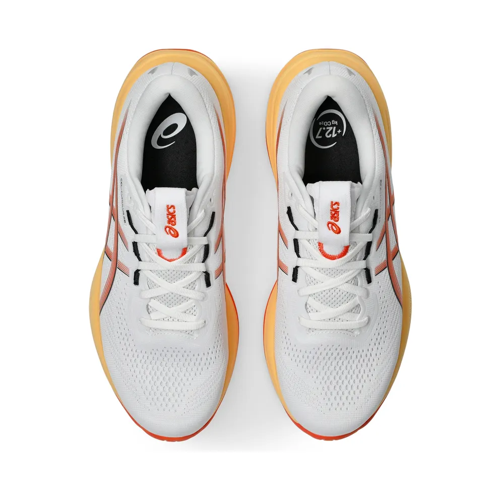 ASICS GEL-CUMULUS 28 “White / Energy Orange” (1011C143-101)