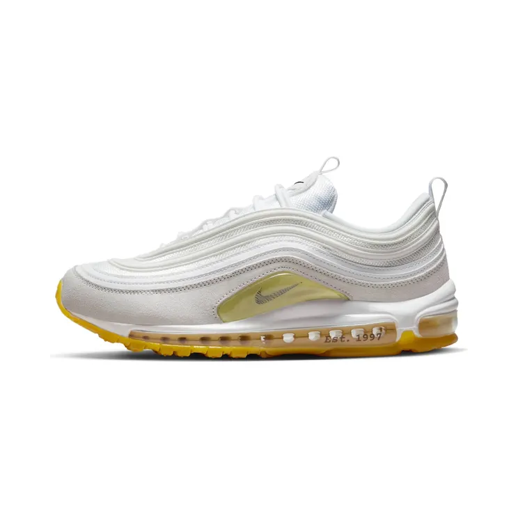 Nike Air Max 97 M. Frank Rudy “White / Summit White / Lemon Wash / Black” (DQ8961-100)