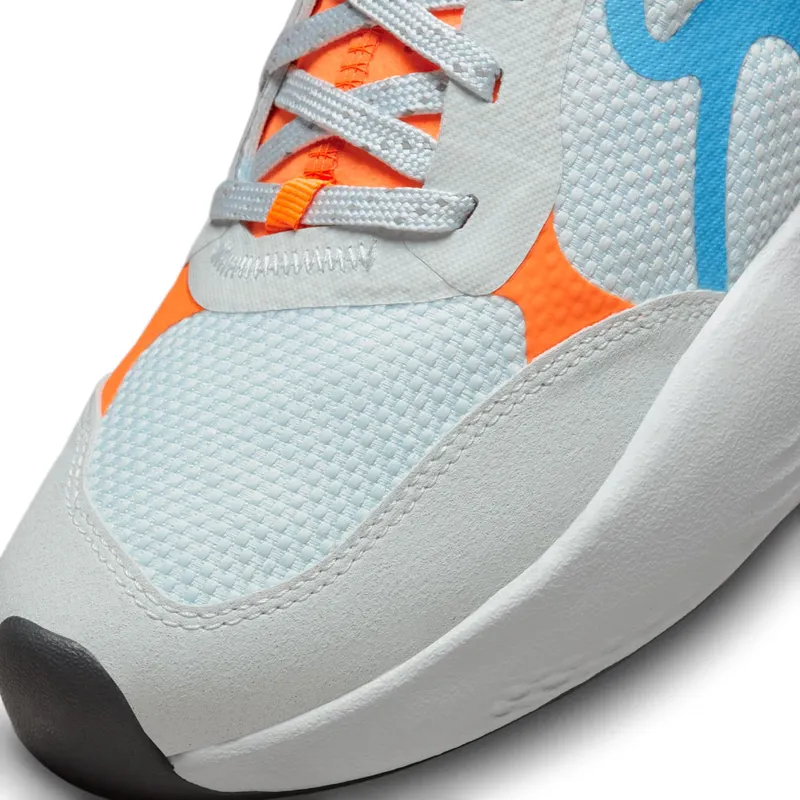 Jordan Delta 3 Mid Pure Platinum Chambray Total Orange (DR7614-004)