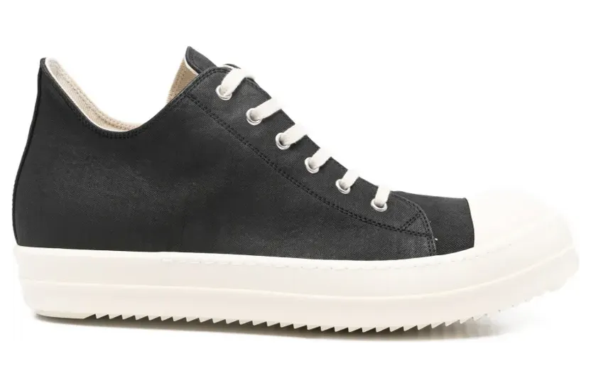 Rick Owens DRKSHDW Klassische Sneakers – Schwarz (DU01F4802DBK)