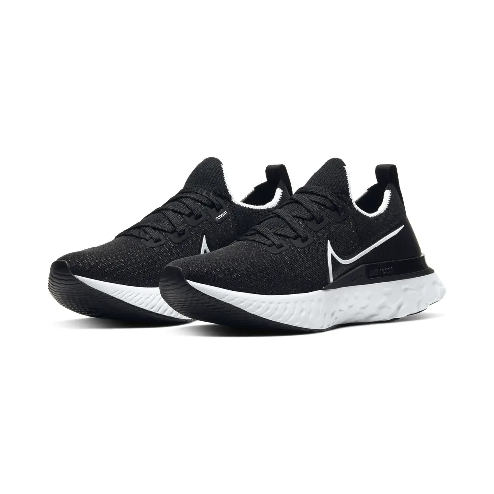 Nike React Infinity Run Black White (W) Black/White-Dark Grey (CD4372-002)