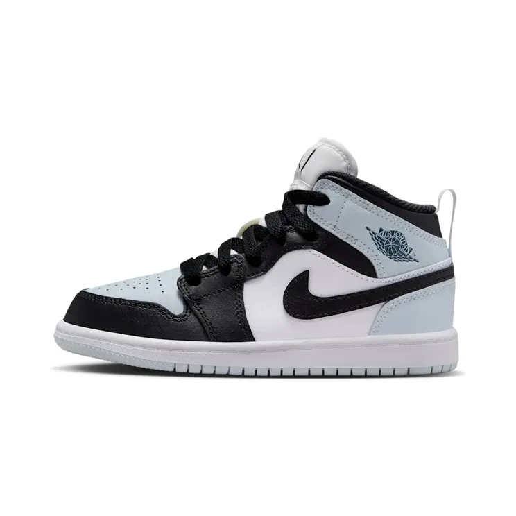 Air Jordan 1 Mid PS Squadron Blue Toe “Black / Aura / Squadron Blue” (DQ8424-002)