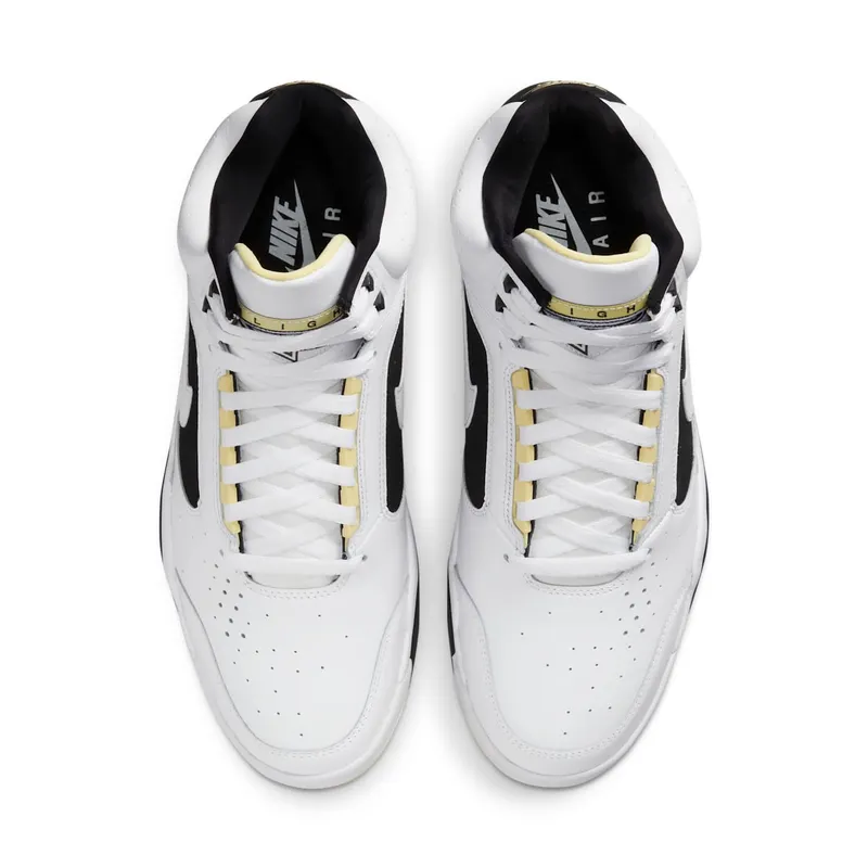 Nike Air Flight Lite Mid “White Lemon Black White” (DV0824-100)