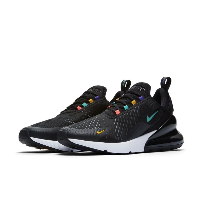Nike Air Max 270 Black Multi-Color Black/University Gold-Psychic Purple-Flash Crimson (AH8050-023)