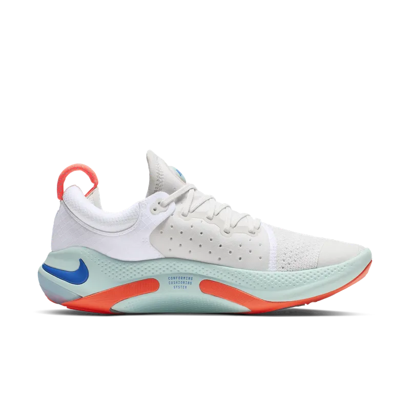 Nike Joyride Run Flyknit White Bright Mango Racer Blue (W) White/Platinum Tint-Bright Mango-Racer Blue (AQ2731-100)