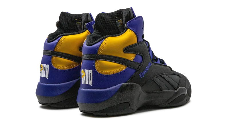 Reebok Shaq Attaq Shoes Core Black / Bold Purple / Collegiate Gold (GY7127)