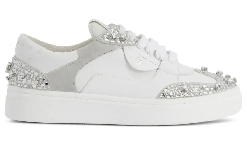 Giuseppe Zanotti GZ94 sneakers met stras en kralen – Wit (RW50028002)