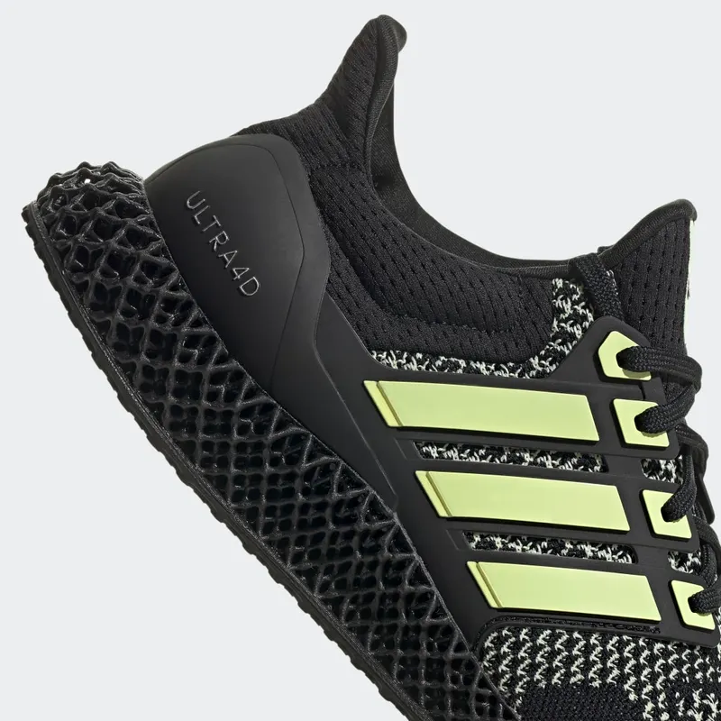 Adidas Ultra 4D Core Black / Almost Lime / Silver Metallic (GZ4499)