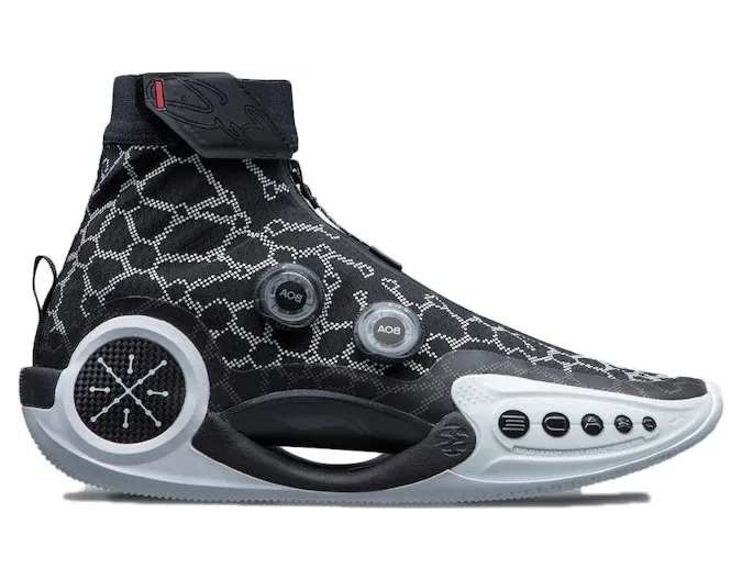 Li-Ning Way Of Wade 9 Black White (ABER003-1)