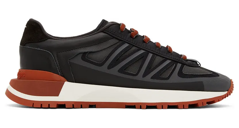 Maison Margiela Black & Orange 50/50 Sneakers (S57WS0444 P4760)