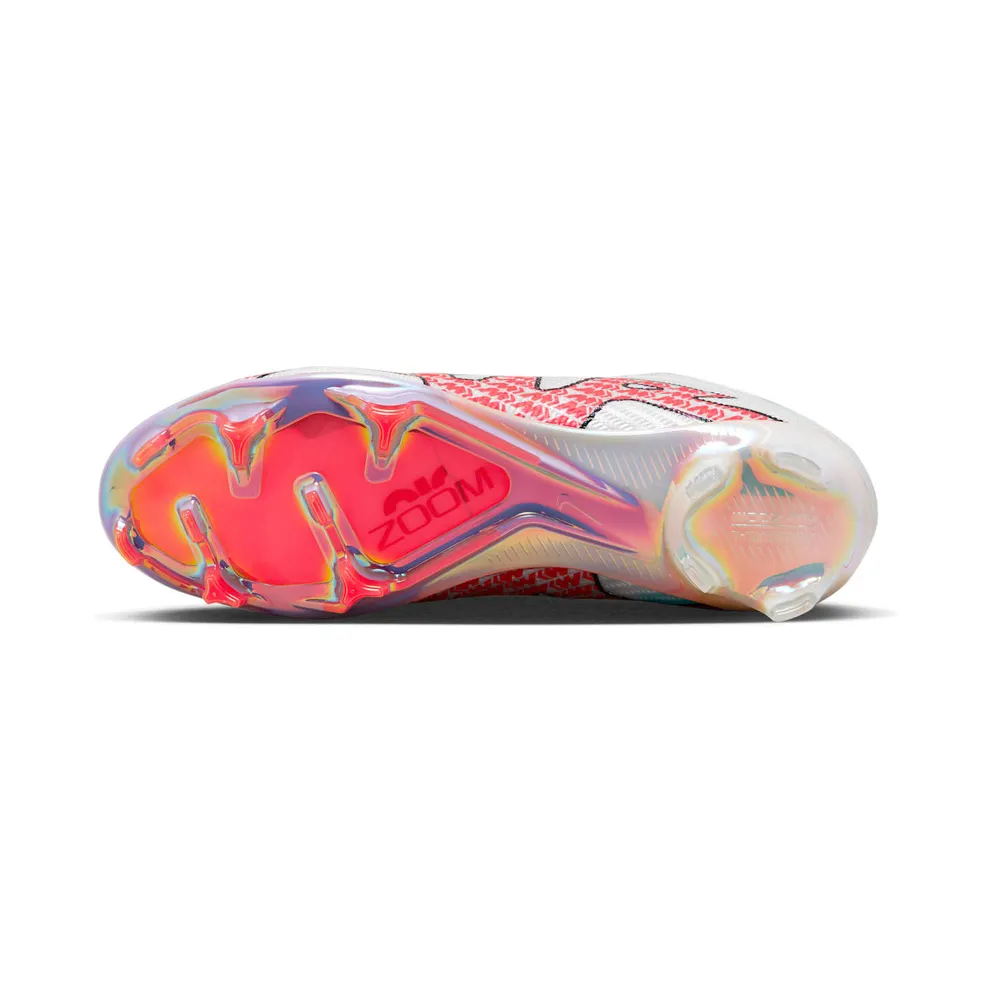 Nike Zoom Mercurial Vapor 15 Elite FG White Bright Crimson (DJ4978-101)