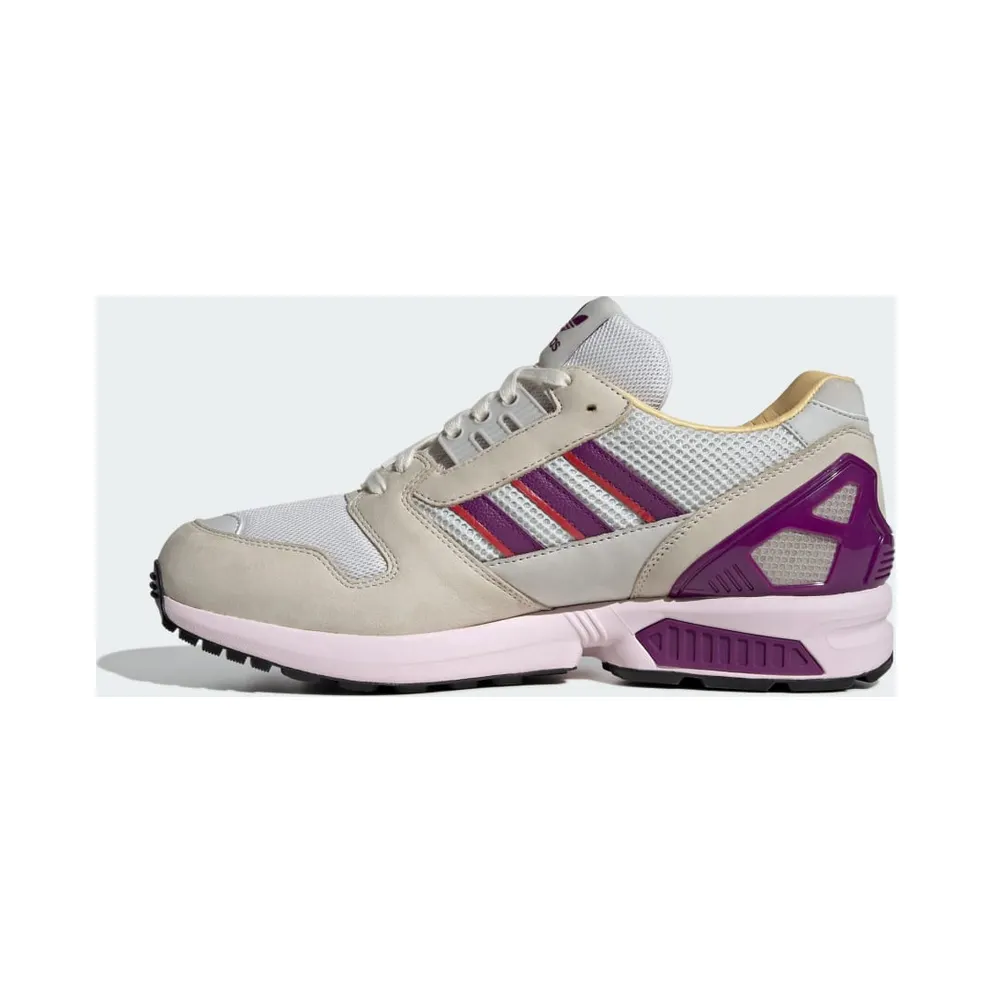 adidas ZX8000 Shoes Crystal White / Glory Purple / Orange Tint (IF7241)