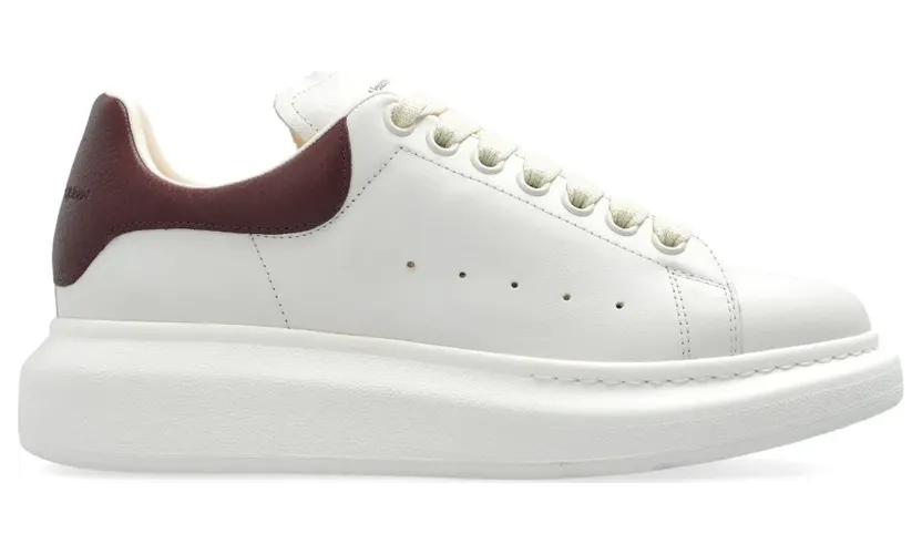 Alexander McQueen Oversized leren “White” (553770WIACV)