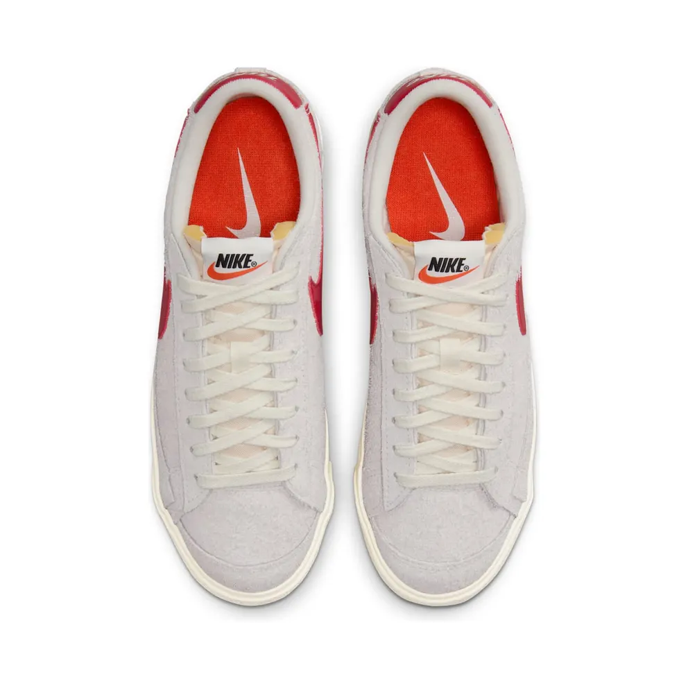 Nike Blazer Low ’77 Vintage Summit White Gym Red Sail Coconut Milk (FQ8060-100)
