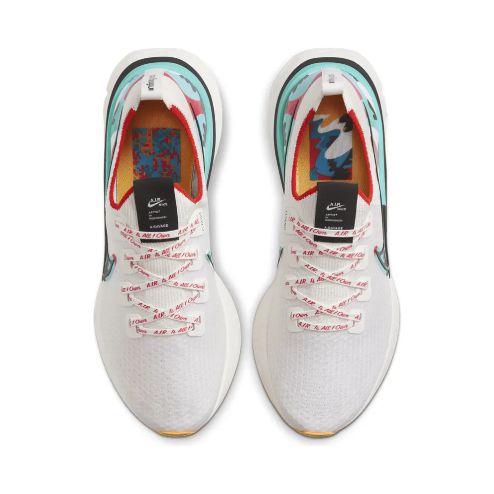 Nike React Infinity Run Flyknit A.I.R Sail Sail/Track Red-Laser Orange-Black (CV9312-100)