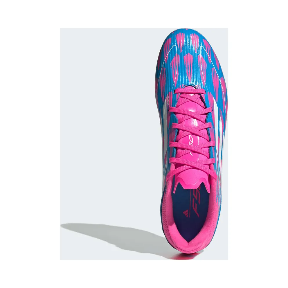 adidas F50 League Multi-Ground Solar Blue Cloud White Solar Pink (IE0603)