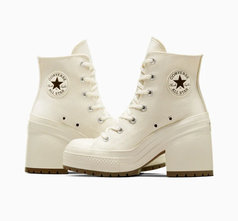 Converse Chuck 70 De Luxe Heel Egret/egret/Black