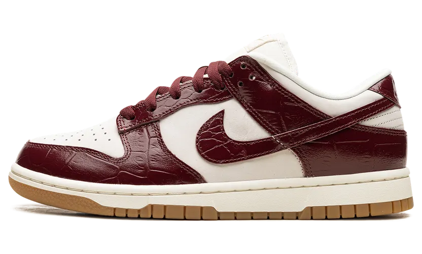 Nike Dunk Low LX “Team Red Croc” (FJ2260-004)