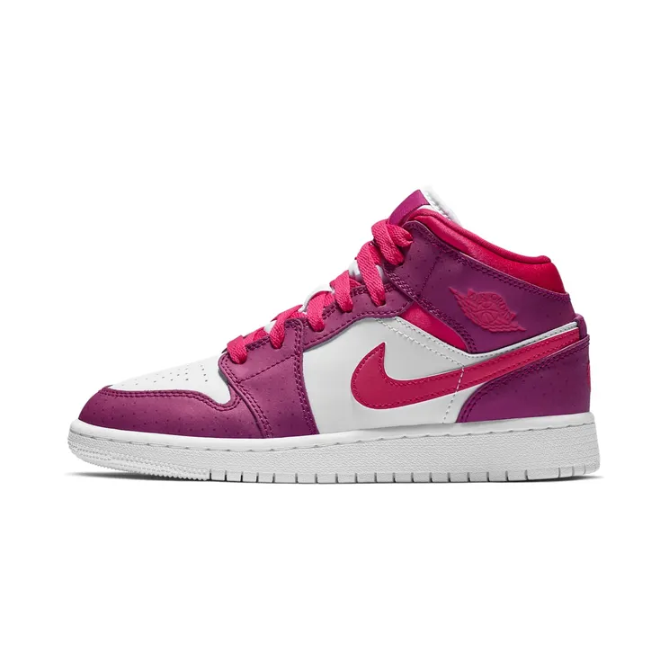 Air Jordan 1 Mid GS True Berry Rush Pink (555112-661)