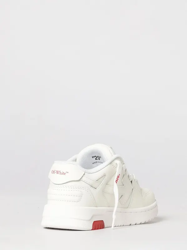 Off-White Out Of Office “For Walking” Leather White (B011S6L0020125)