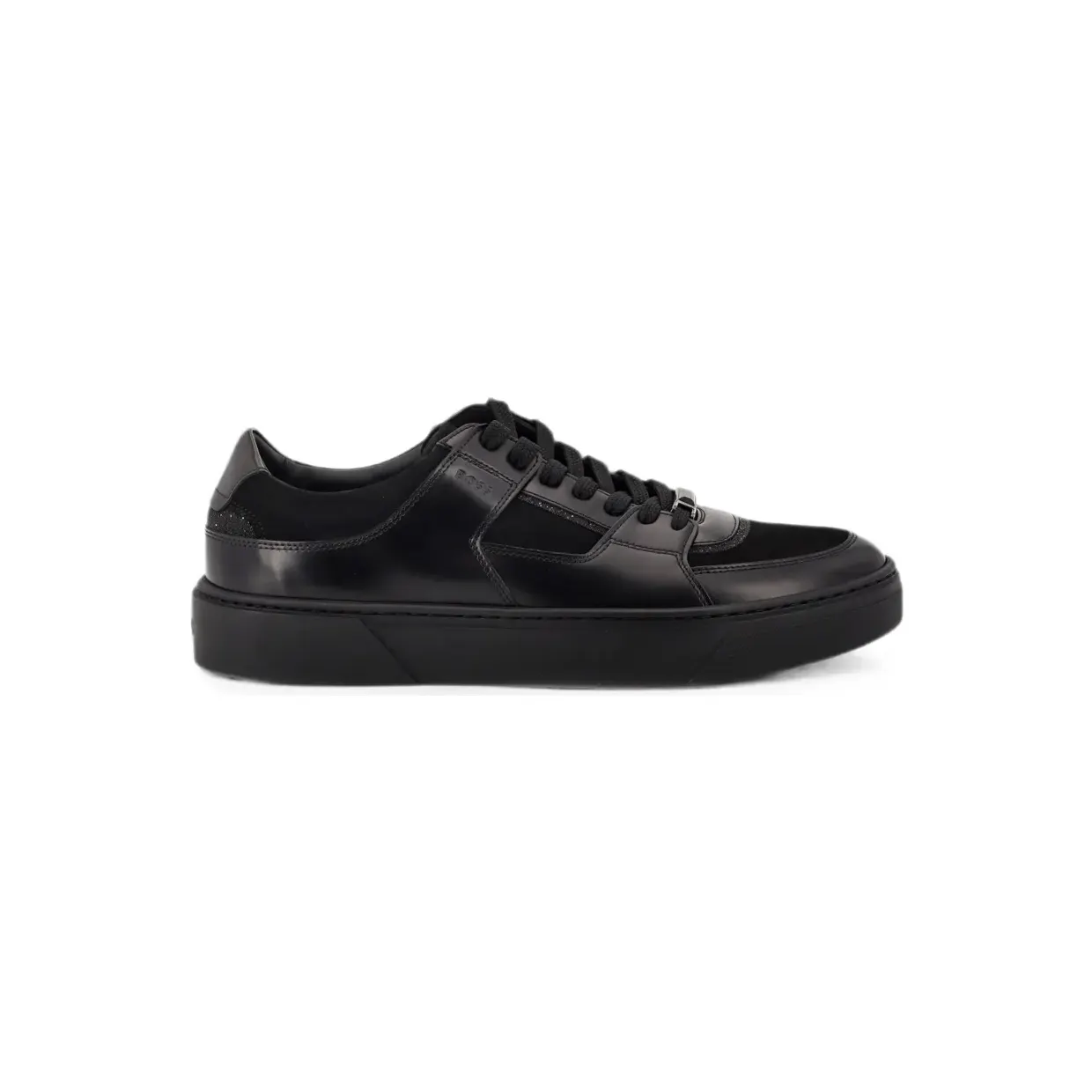 Hugo Boss Boss Leren verfraaid met stras “Black” (50527840)
