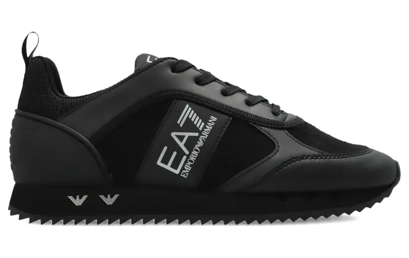 Ea7 Emporio Armani Sneakers mit Logo-Print – Schwarz (7X000336AF18612)