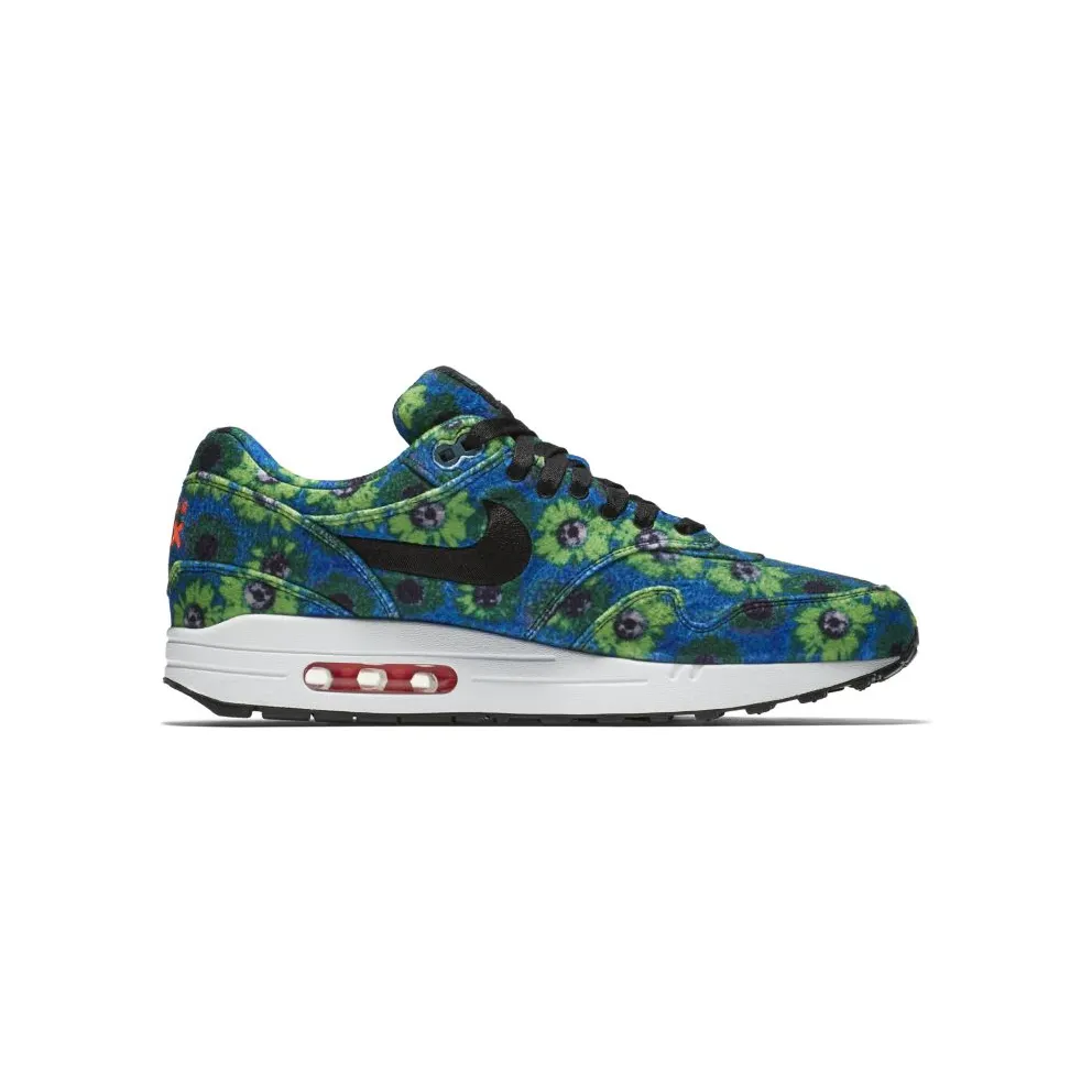 Nike Air Max 1 Floral Mowabb Volt Oil Grey/Oil Grey-Volt-Cargo Khaki (858876-002)