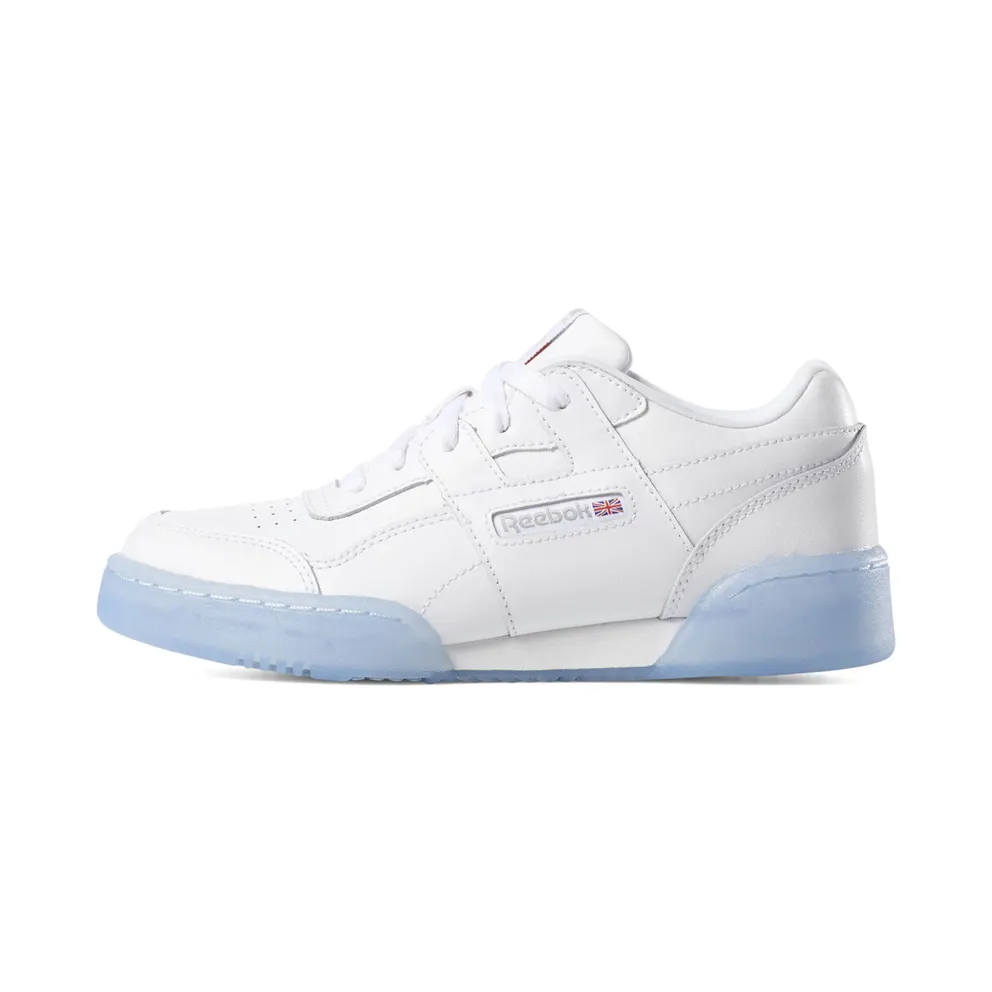Reebok Workout Plus White Ice (GS) White/Carbon-Blue (Other Brands Reebok)