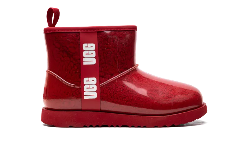 Ugg Kids CLASSIC CLEAR MINI “Red” (1112386K-SBR)