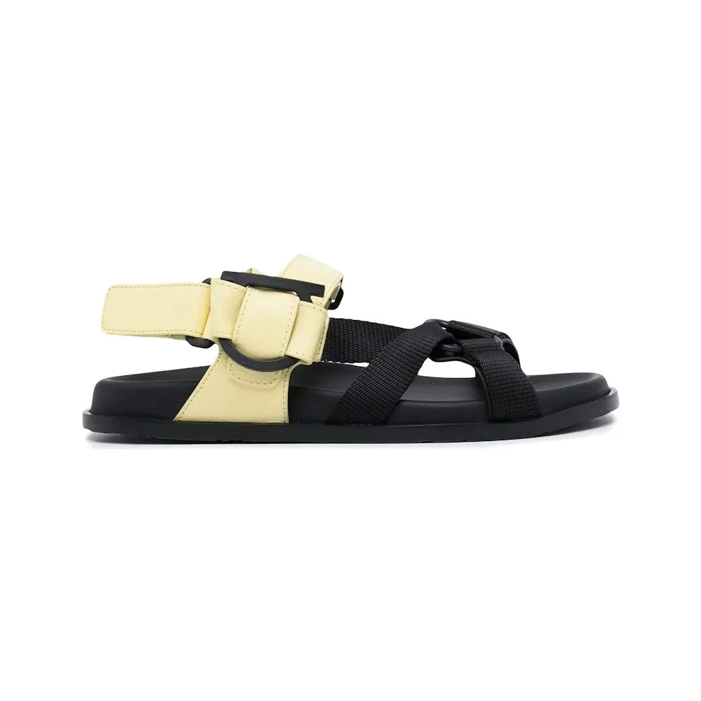 Ferragamo Gancini Touch-Strap Sandals Yellow (01C089745454)