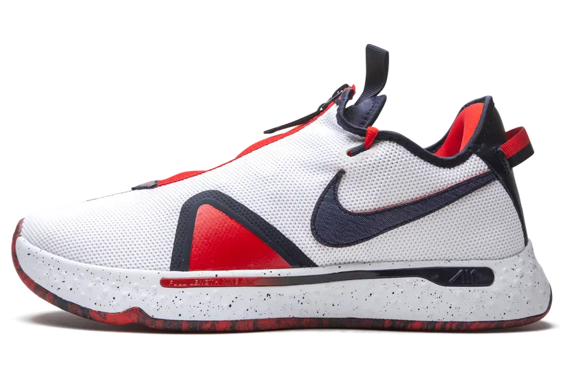Nike PG 4 ‘USA’ White/Obsidian/University Red (CD5079-101)