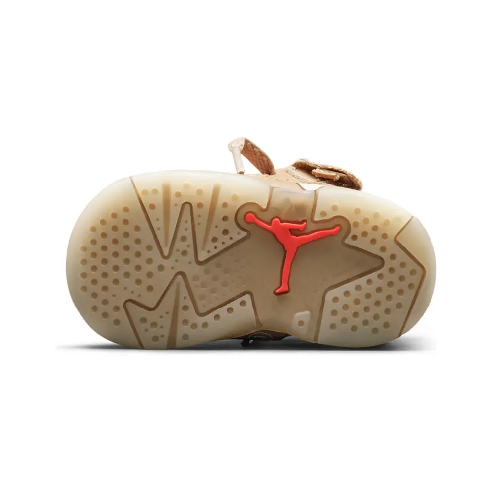 Air Jordan x Travis Scott 6 Retro British Khaki (TD) (2021) – “British Khaki / Sail / Bright Crimson” (DH0692-200)