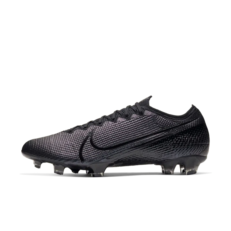 Nike Mercurial Vapor 13 Elite FG Cleat Black Black/Black (AQ4176-010)