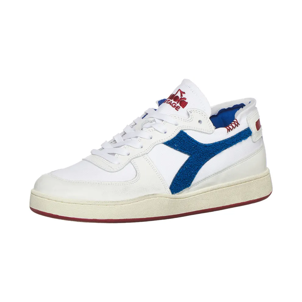 Diadora Mi Basket Row Cut Terry White / Blue Reflex (201178542C6850)